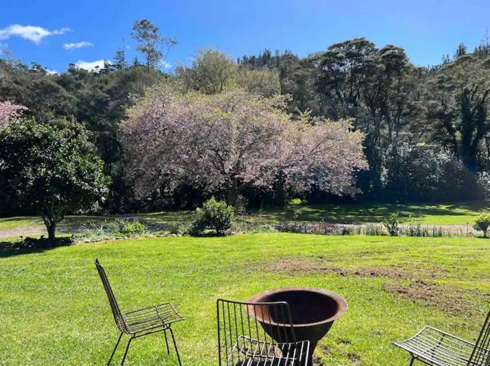 Coromandel Secluded Log Cabin Retreat Hikuai Exteriér fotografie